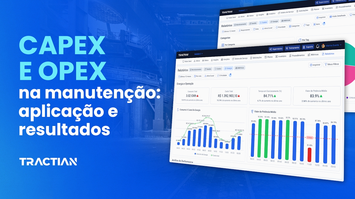 Como reduzir custos com CAPEX e OPEX na manutenção