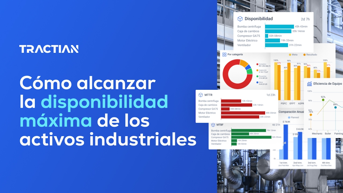 Cómo alcanzar la disponibilidad máxima de los activos industriales