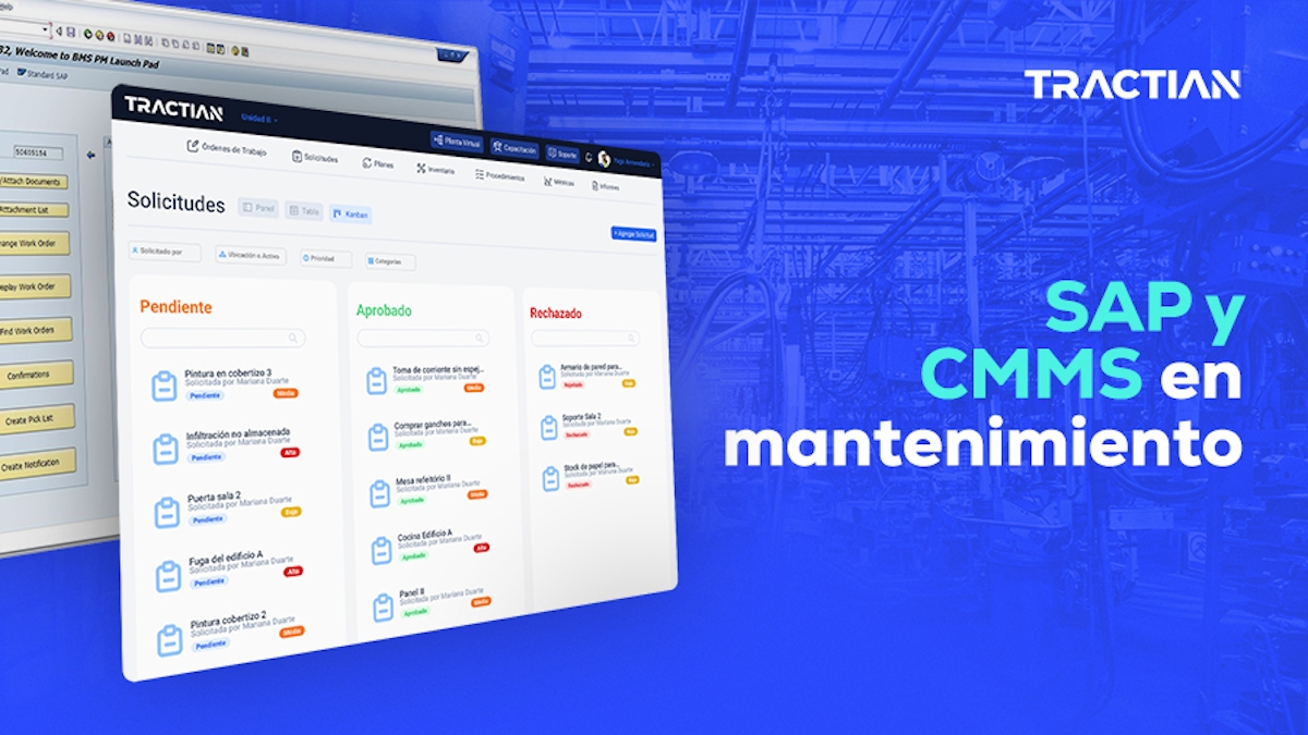 SAP y CMMS en mantenimiento: una gestión integrada