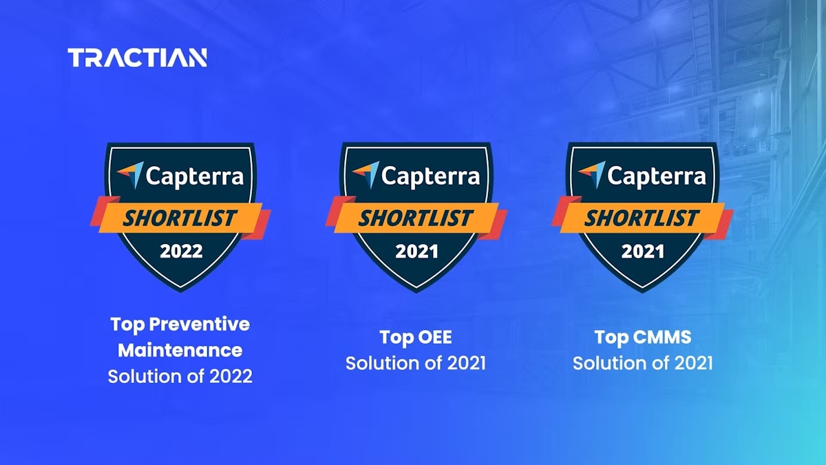 banner-TRACTIAN é destaque no ranking Capterra 2021