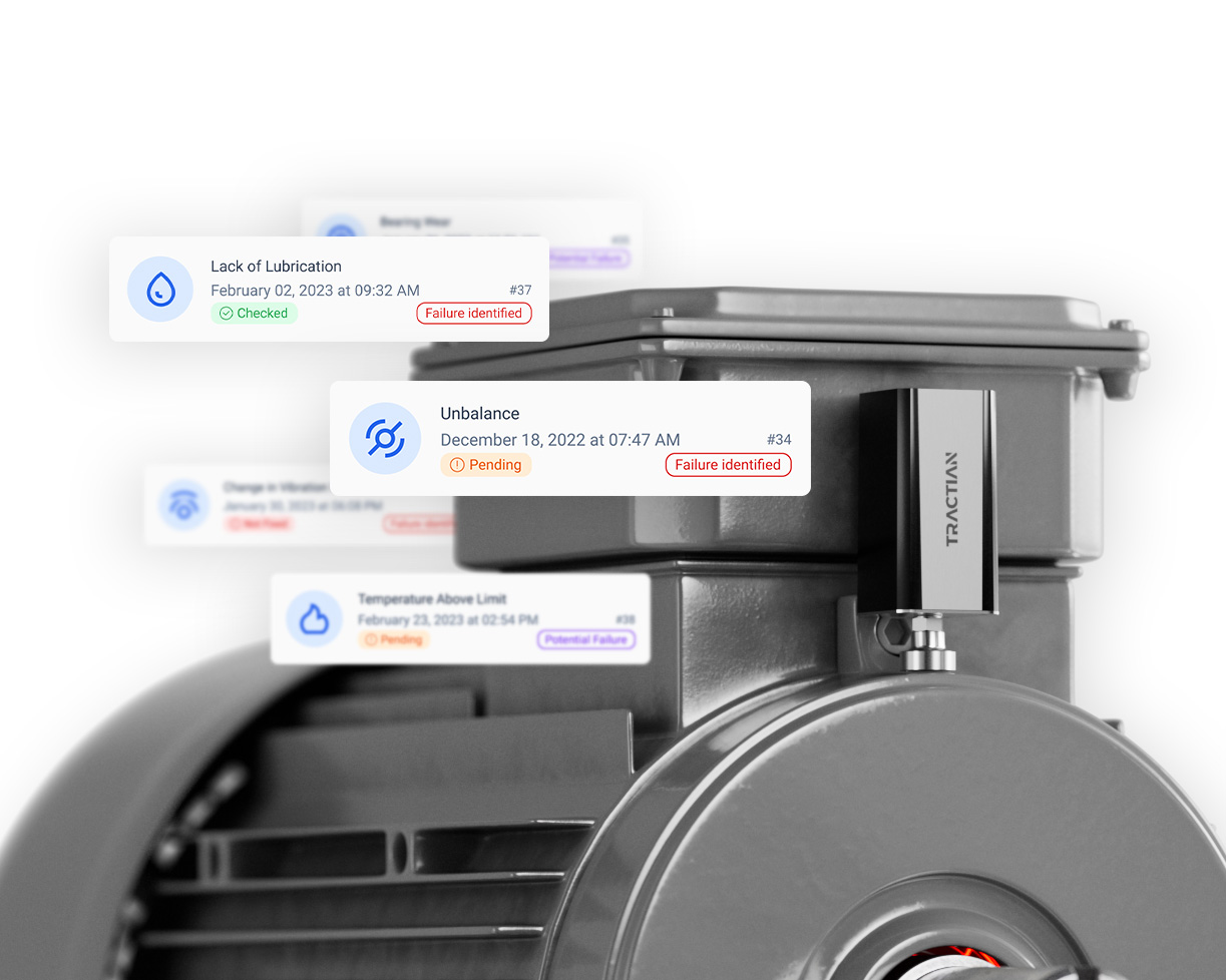 Insights from Smart Trac over a motor