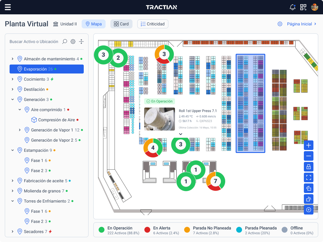 planta virtual TRACTIAN