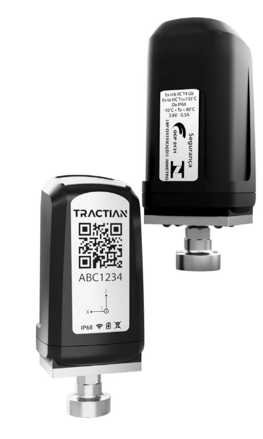 Sensor Smart Trac Ex, feito para monitorar máquinas rotativas em áreas classificadas.