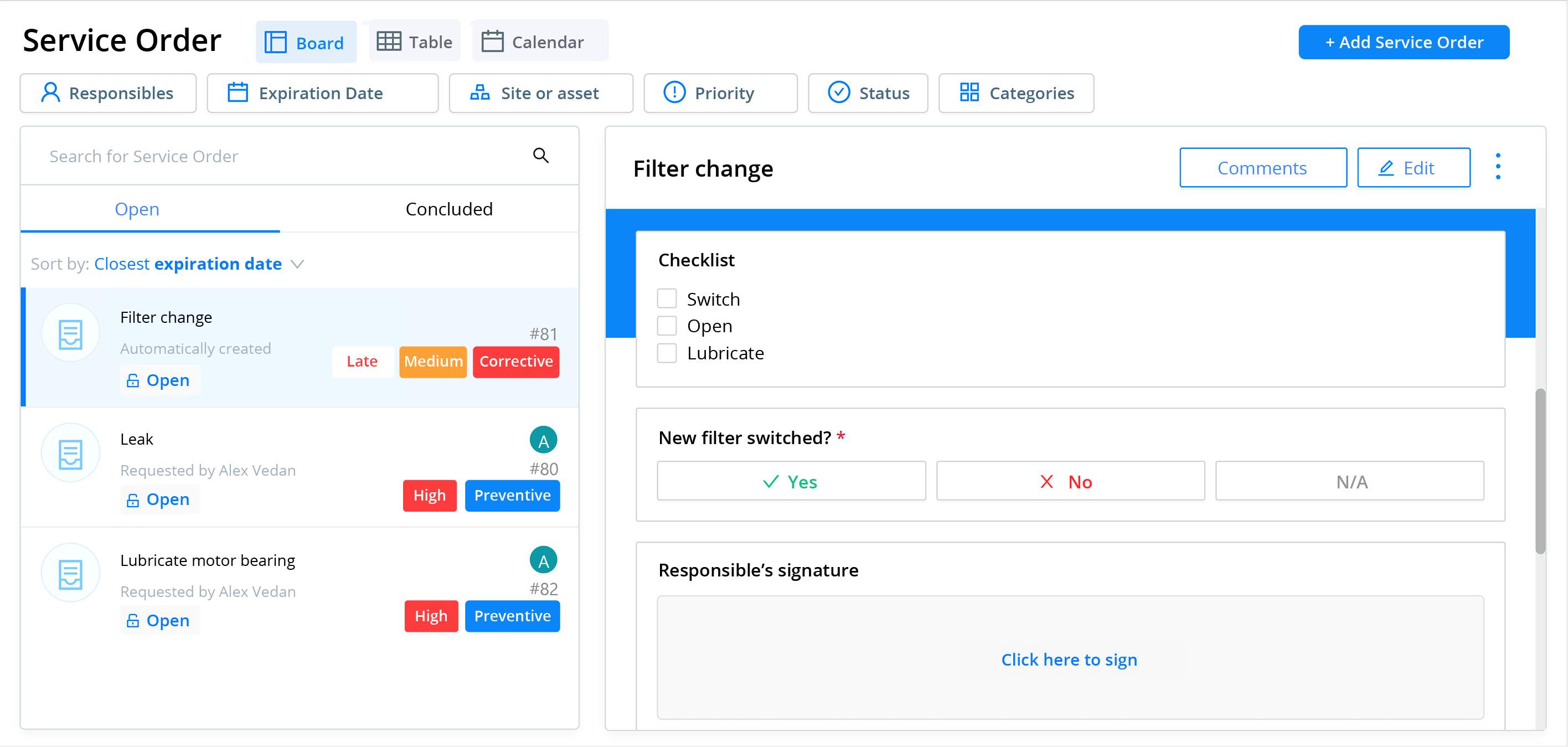 work order management with cmms