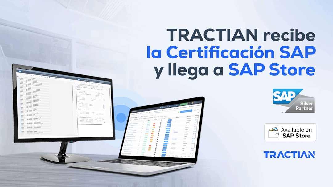TRACTIAN recibe certificación SAP y llega a SAP® Store
